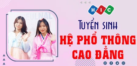 Tuyển sinh hệ THPT